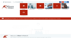 Desktop Screenshot of akoninfotech.com